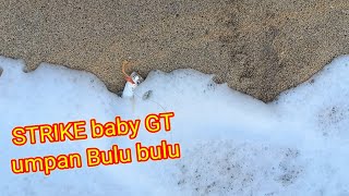 Mancing Ultra Light CASTING di Spot Pasiran dengan bulu bulu