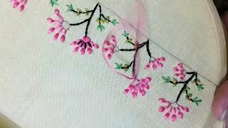 Beautiful border design,easy for beginners, hand embroidery