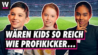 Die Stars an der WM sind steinreich – was würden Kids mit so viel Geld machen?