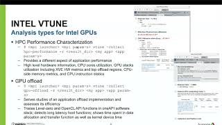 Intel Performance Profiling Tools on Aurora