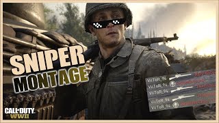 COD: WWII SNIPER MONTAGE (ft. Matt Corman) The Sniper & Shotgun Combo is BRUTAL!!