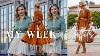 MY WEEK IN OUTFITS! WHAT I WORE LAST WEEK- 6 OUTFITS FROM MY OWN FASHION BOUTIQUE