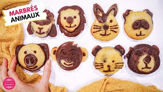 Recette des gâteaux marbrés animaux, géniale pour les enfants !