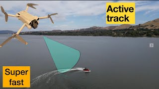 How to follow super fast JetSki with drone @DJI #djimini3pro