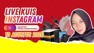 OWNER KOSMETIKVIRAL DWIAFFOR GIVEAWAY DI INSTAGRAM HADIAH HP SAMSUNG IPHONE | 10 Agustus 2020