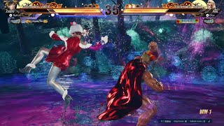 TEKKEN 8 - Rooster Mascot tried hitting on Hello Kitty and she taught him a lesson.