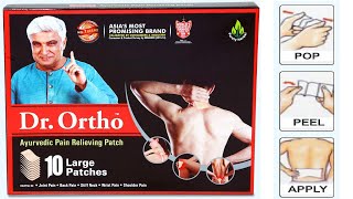 Dr Ortho pain relief patch review hindi|Ingredients|How to use|price in India|the healthy lifestyle