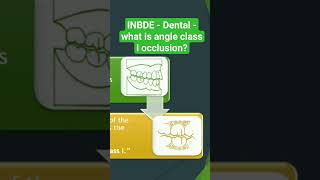 INBDE - Dental Occlusion. What is Angle Class I Occlusion?