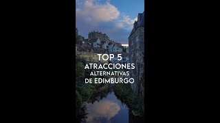 Les traigo el top 5 de atracciones ALTERNATIVAS en Edimburgo #edimburgo