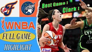 Indiana Fever vs Minnesota Lynx [ FULL GAME Highlights ] | Women's basketball | WNBA 2024 Season