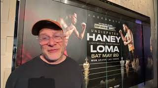 Interview Lou DiBella « fight prediction » Haney Loma