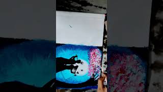 How to draw Radha Krishna || Janmashtami special drawing - step by step || Oil pastel drawing tricks