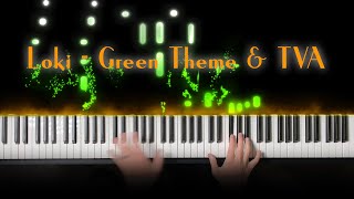 Loki Green Theme and TVA - Epic Piano Solo - Advanced Piano Tutorial