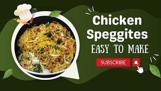 Spicy Chicken and Veggies Speggites Recipe | Quick and Delicious recipe #ytviral #pakistan #india