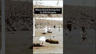 Major Dhyan Chand Scoring Goal In 1936 Olympics #olympics #parisolympics2024 #history