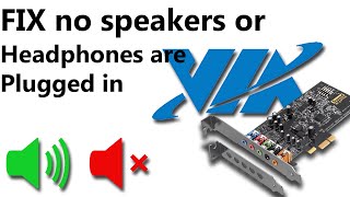 How to FIX no speakers or headphones are plugged in |Part 2|