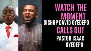 MOMENT BISHOP OYEDEPO CALLS OUT PASTOR ISAAC OYEDEPO😳 #bishopdavidoyedepo #god #isaacoyedepo #viral