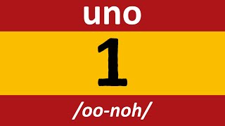 🇪🇸 LEARN SPANISH NUMBERS 1️⃣-🔟 - Números en Español - 1-10 👩🏻‍🏫🇪🇸