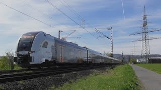 Andernach | Bahnverkehr mit Baureihe 101, 185, 186, 192, 401, 460, 462, 643, 648, 1116 und 2300