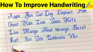 How to improve handwriting ✍️ || Handwriting practice || beautiful handwriting