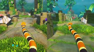 Snake Pass: PC vs Nintendo Switch (Level 1)