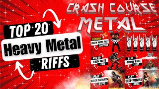 Top 20 Early Heavy Metal Guitar Riffs and Licks With TAB