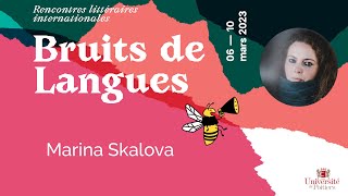 Rencontre avec l'autrice russe, Marina Skalova