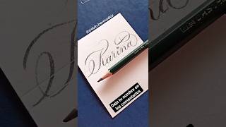 ❤️ Karina | La Letra más Bonita del Mundo | Caligrafía Inglesa | Pablo Bermúdez #calligraphy