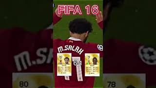 Salah Vs mane in every fifa. #shorts