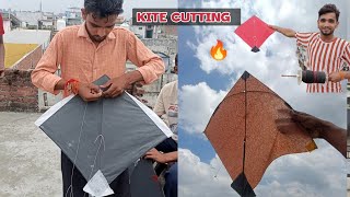 Kite Fighting From Terrace | Kite cutting | Kite flying