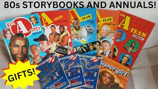 AMAZING 80s A-Team annuals! PLUS Supergirl and Ghostbusters storybook GIFTS!