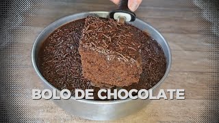 Bolo de chocolate rápido e fácil | sem leite | Receita muito fácil