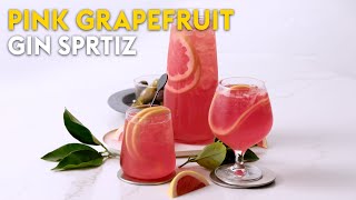 Pink grapefruit gin spritz | delicious. Australia