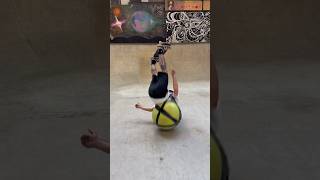 The yoga ball flip