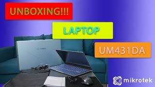 UNBOXING NOTEBOOK ZENBOOK UM431DA!!!!! ZENBOOK DENGAN HARGA YANG MURAH