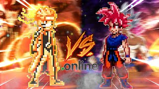 TORNEIO ONLINE NO MUGEN: NARUTO vs DRAGON BALL - QUAL UNIVERSO VENCEU ?