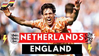 Netherlands vs England 3-1 All Goals & Highlights ( 1988 UEFA EURO )