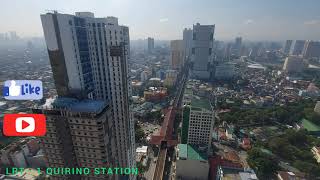 QUIRINO STATION. MANILA LIGHT RAIL TRANSIT LRT-1