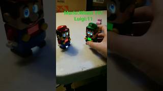 Lego Mario asks luigi a math question