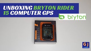 Unboxing computer GPS Bryton Rider 15