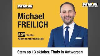 Michael Freilich in de Antwerpse gemeenteraad