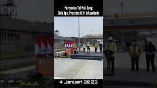 PERESMIAN TOL PEKANBARU-BANGKINANG OLEH BPK. Ir. JOKOWIDODO