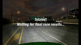 Nfs underground multipleyer drag race crash