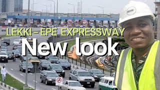 The new Lekki - Epe expressway Lagos