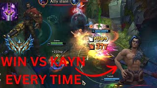 HOW TO BEAT EVERY KAYN PLAYER | CHALLENGER GRAVES GUIDE