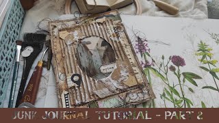 JUNK JOURNAL FROM START TO FINISH | PART 2 | COLLAGE COVER