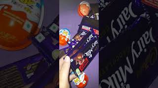 Lots of Dairy Chocolate 🥰🍫 and Kinder Joy 🍡 #viral #shorts #youtube