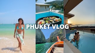 PHUKET VLOG: phi phi islands, james bond island, hong island, chilva market, villa tour & best spas