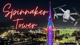 Gosport to the Spinnaker Tower with DJI Mavic Air2s Drone & Dolly Zoom