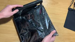 Распаковка материнской платы Asus ROG STRIX B560-G с Rozetka